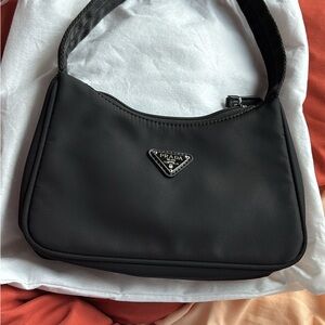 Nylon Black Women's Bag